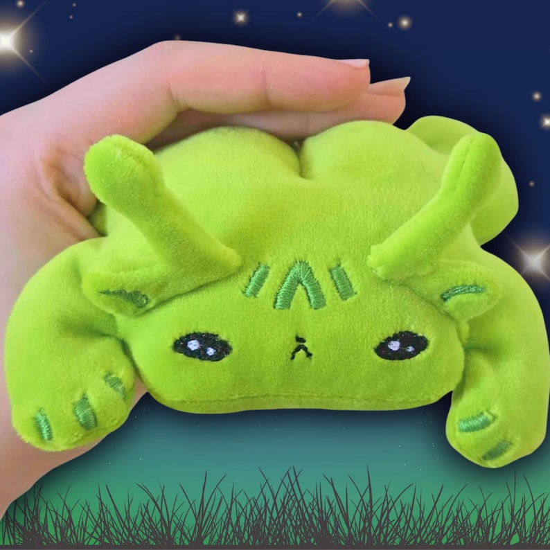 Handmade Glorp Cat Plush - Sensory Stuffed Animal Alien Cat Weighted ...