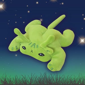 Alien Cat Beanie Plush: Glorp Booty Buddy - Sensory Stuffed Animal
