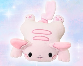 Sakura Peakychu Fan-made Plush Beanie: Handmade Sensory Stuffed Animal Weighted
