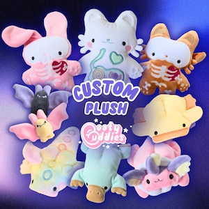 Plush Commission in Mochi Minky - Booty Buddies