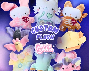 Plush Commission in Mochi Minky - Booty Buddies