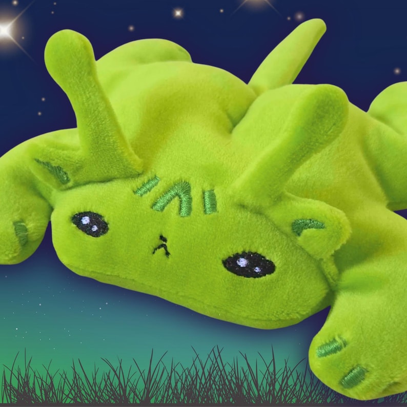 Handmade Glorp Cat Plush - Sensory Stuffed Animal Alien Cat Weighted - Etsy