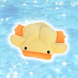 Handmade Minky Duck Bean Bag Plush: Sensory Stuffed Animal