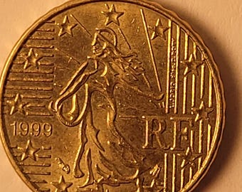 Rare Euro Coin 10 Cent France 1999, the Sower. - Etsy
