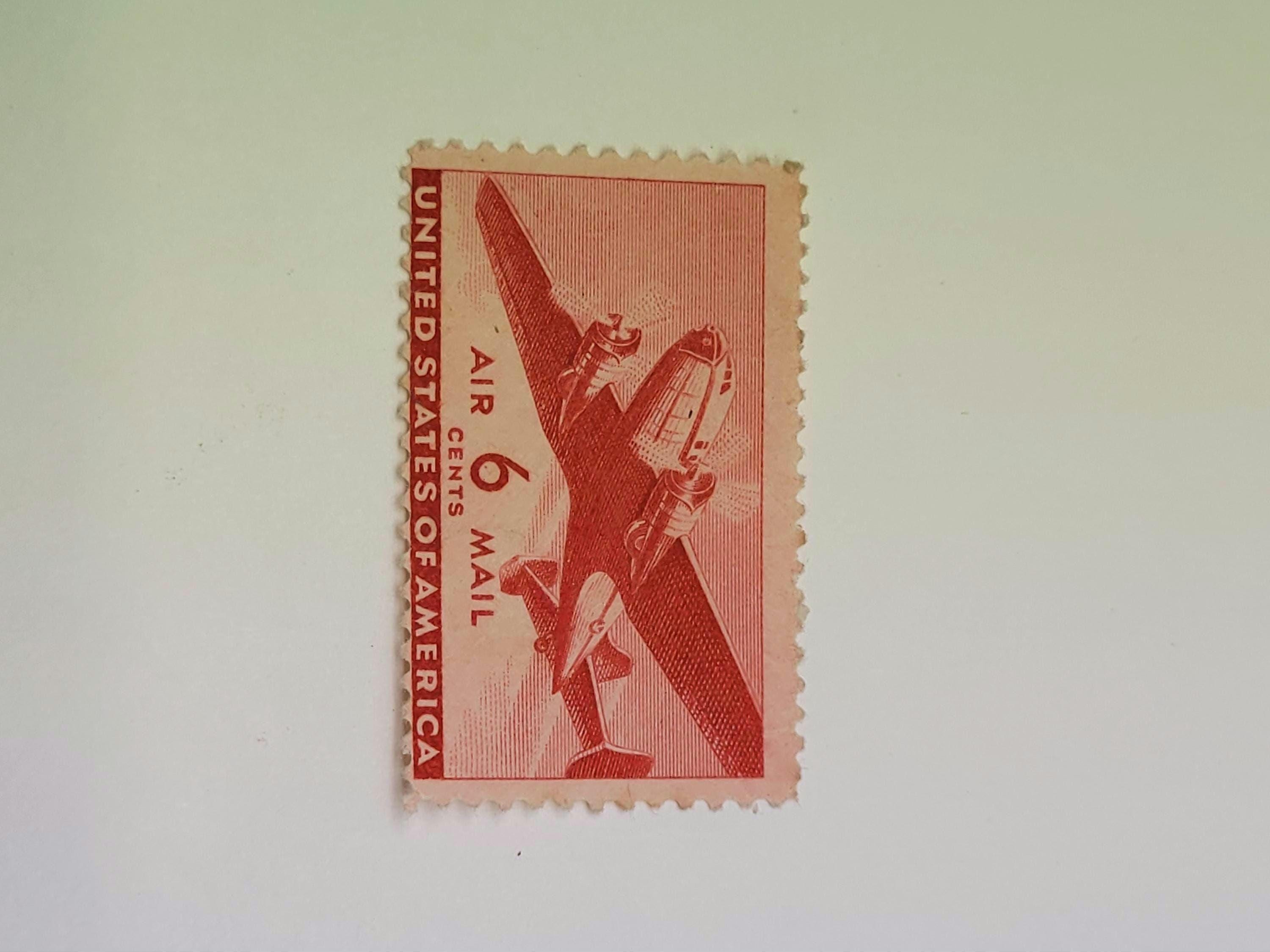 新しいブランド 6 日本 Etsy - stamp airmail cent コレクション