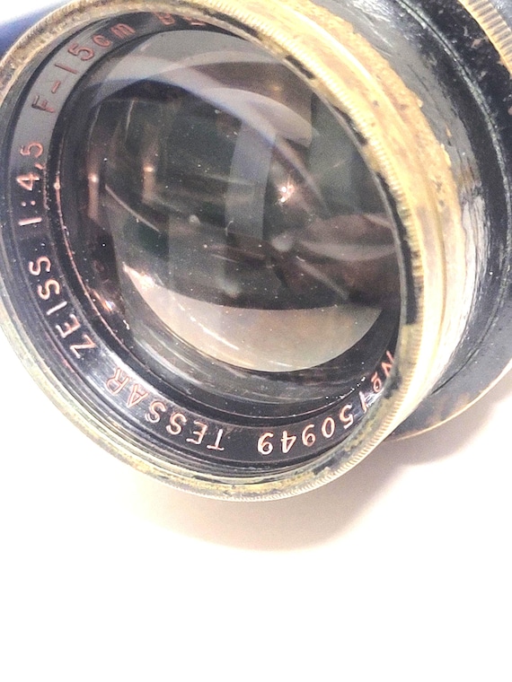 Antique Ross London Zeiss Patent Anastigmat 1:8 W.A. 407mm Brass Camera Lens Circa 1900