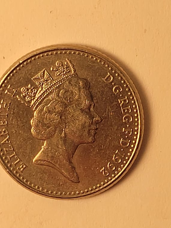 1992 Great Britian,queen Elizabeth the Second 10 Pence Coin.dg Reg