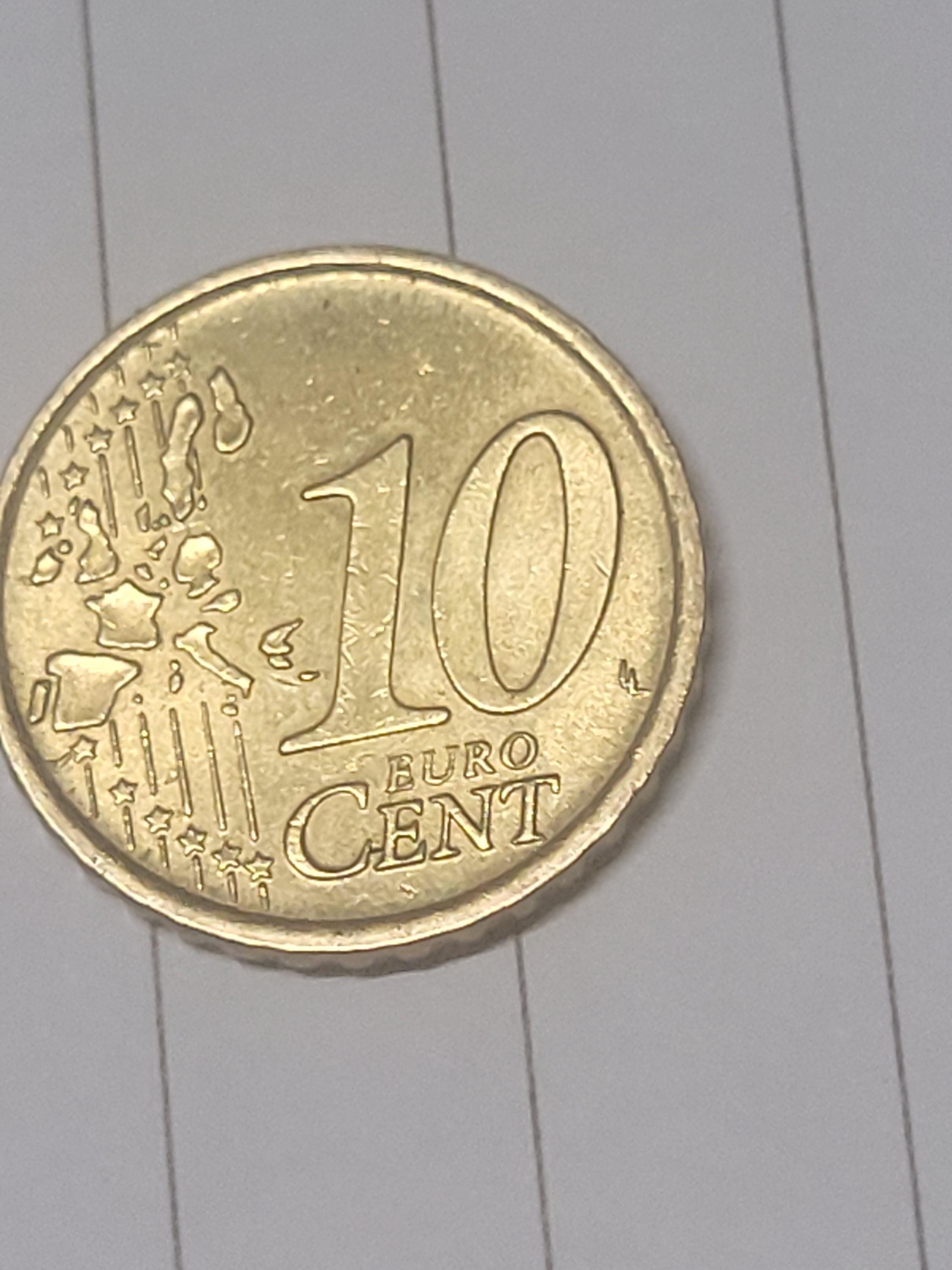 2002年イタリア10セントユーロ - Etsy 日本