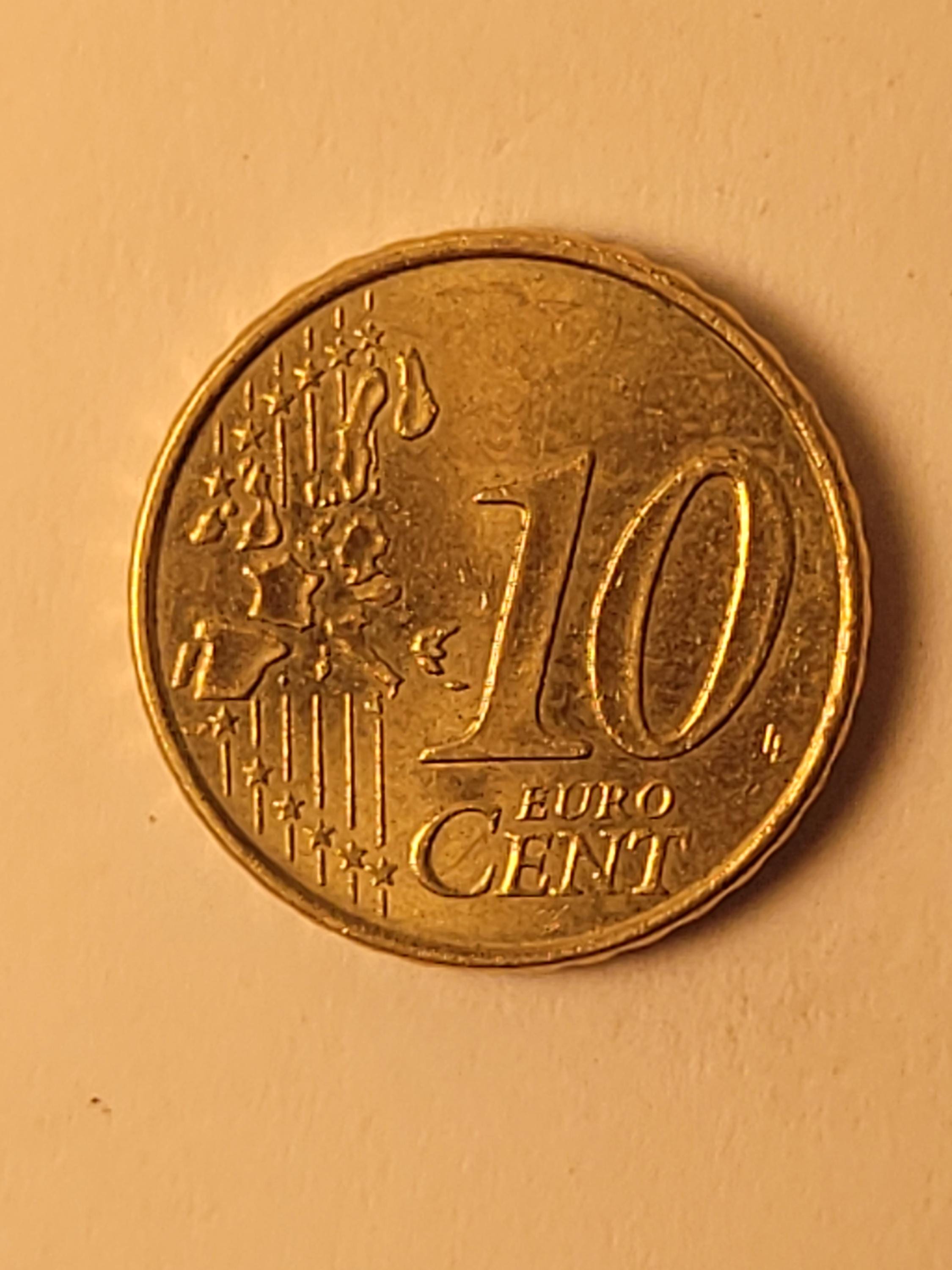 1999年フランス10セントユーロ - Etsy 日本