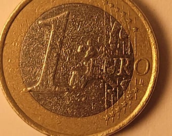 希少な2002年ドイツ2ユーロ硬貨 - 「G」ミントマーク付きヴィンテージ