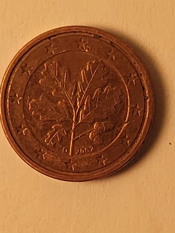 希少な2002年ドイツ1セントユーロ硬貨、D - Etsy 日本
