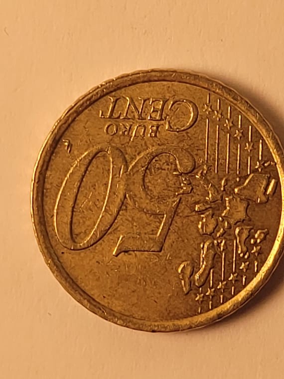2002 年イタリア 50 セント ユーロ。 - Etsy 日本