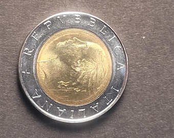 1986年 500リラ イタリアコイン - イタリア貨幣収集品 - Etsy 日本