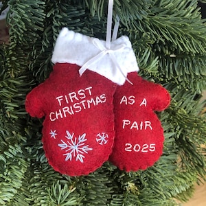Newlywed Ornament Personalized, Wedding Ornament, Custom Married ...