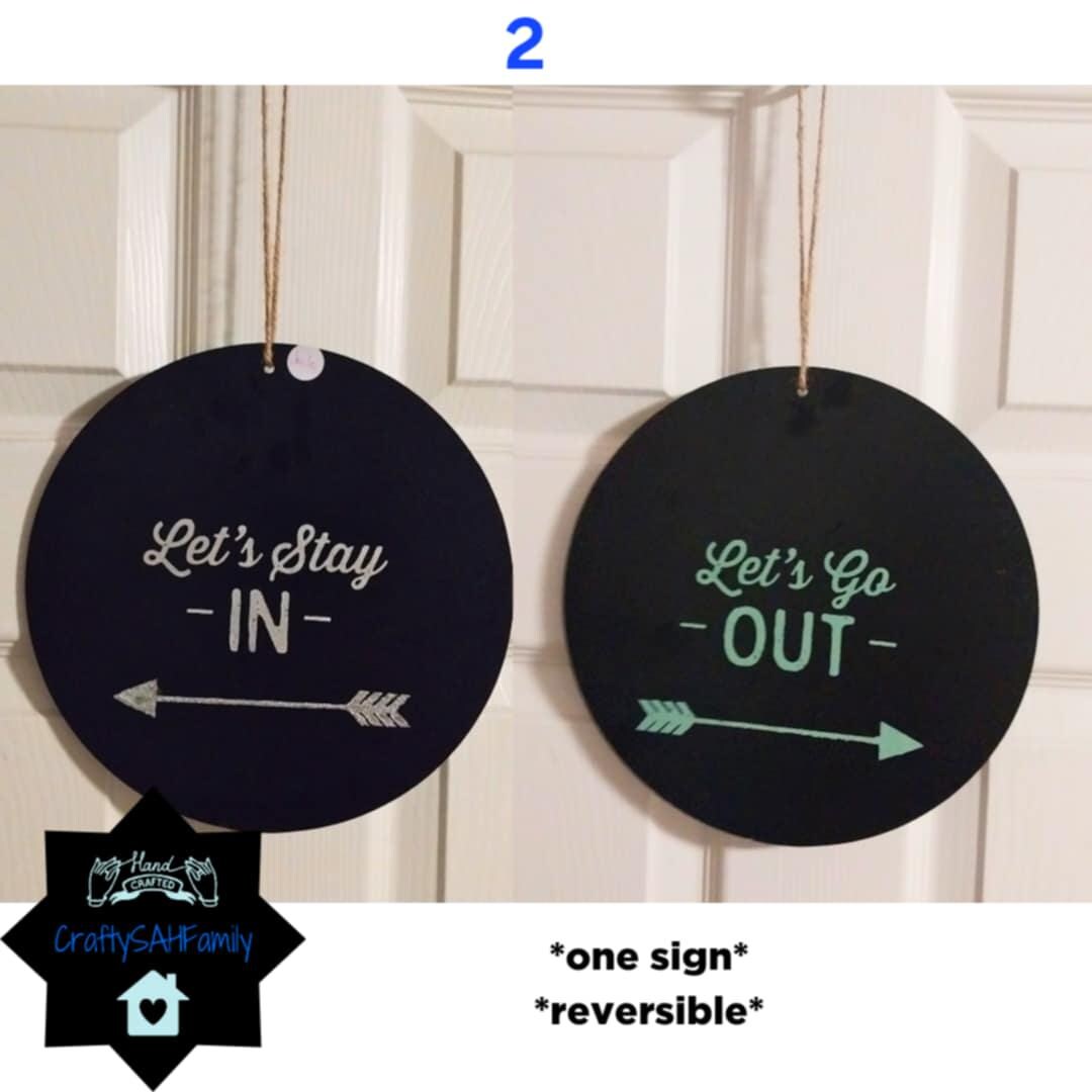 Reversible Wooden Sign - Etsy