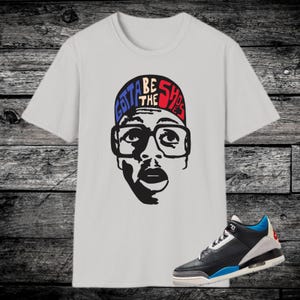 Jordan 3 Rare Air Sneaker Match Shirt, Black Chili Red Diffused Blue Coconut Milk, Rare Air 3s Shirt Match