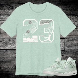 Jordan 4 Seafoam Sneaker Match T-Shirt: Abundance 4s Shirt