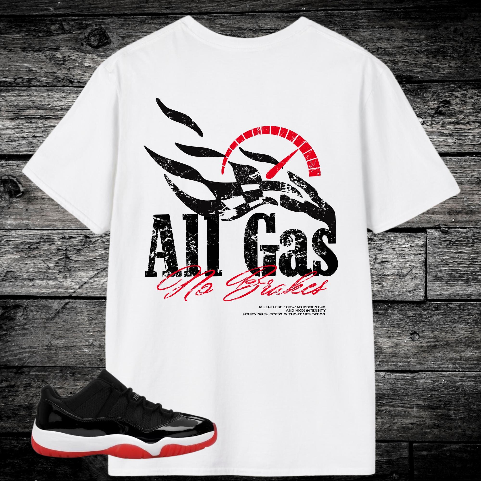 Jordan 11 Bred Low Sneaker Match Shirts, Black University Red White, Adult Unisex 11 Low Bred Tshirts