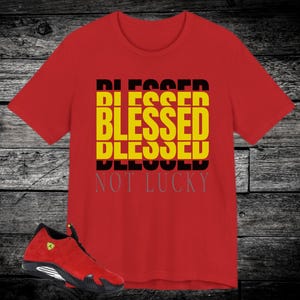 Jordan 14 Ferrari Sneaker Match T-shirt, Challenge Red Vibrant Yellow Black Anthracite, Ferrari 14s Shirts