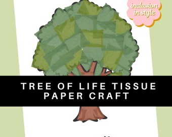 Tree of Life Tissue Paper Craft | Bible Activity for Kids