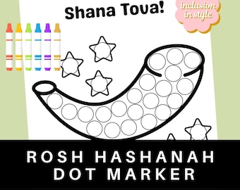 Rosh Hashanah Punktmarkörsida | Shana Tova Shofar