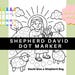 David the Shepherd Boy – Bible Dot Marker Craft - Etsy