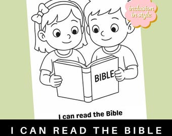 Kolorowanka biblijna „Biblia to Słowo Boże” | Kościół Chrześcijański do druku