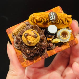 Food Magnets, Cute Ornaments - Chocolate Series |  Fake Food Ornaments, Charcuterie ornament, Refrigerator magnets | Unique Gifts