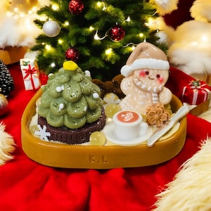 Christmas Magnet Gifts, Christmas Cute Decors  |  Fake Food Christmas Ornaments | Charcuterie Kitchen Accessories | Unique Gifts For Foodies