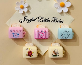 Toaster Magnet Set: Kawaii Kitchen Fridge Decor