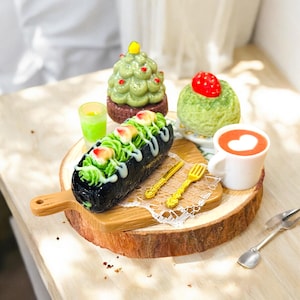Food Magnets, Cute Ornaments - Christmas Series |  Fake Christmas Food Ornaments, Christmas magnet, Unique Gifts For Foodies