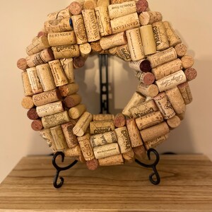 Wine cork wreath (13 inches)