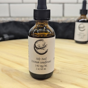 Heiliges Basilikum (Ocimum sanctum) Glycerit