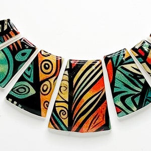African design Collar 7 pcs 5 1/2 x 2 inch zdjęcie 2