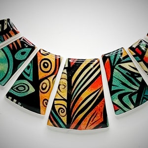 African design Collar 7 pcs 5 1/2 x 2 inch zdjęcie 1