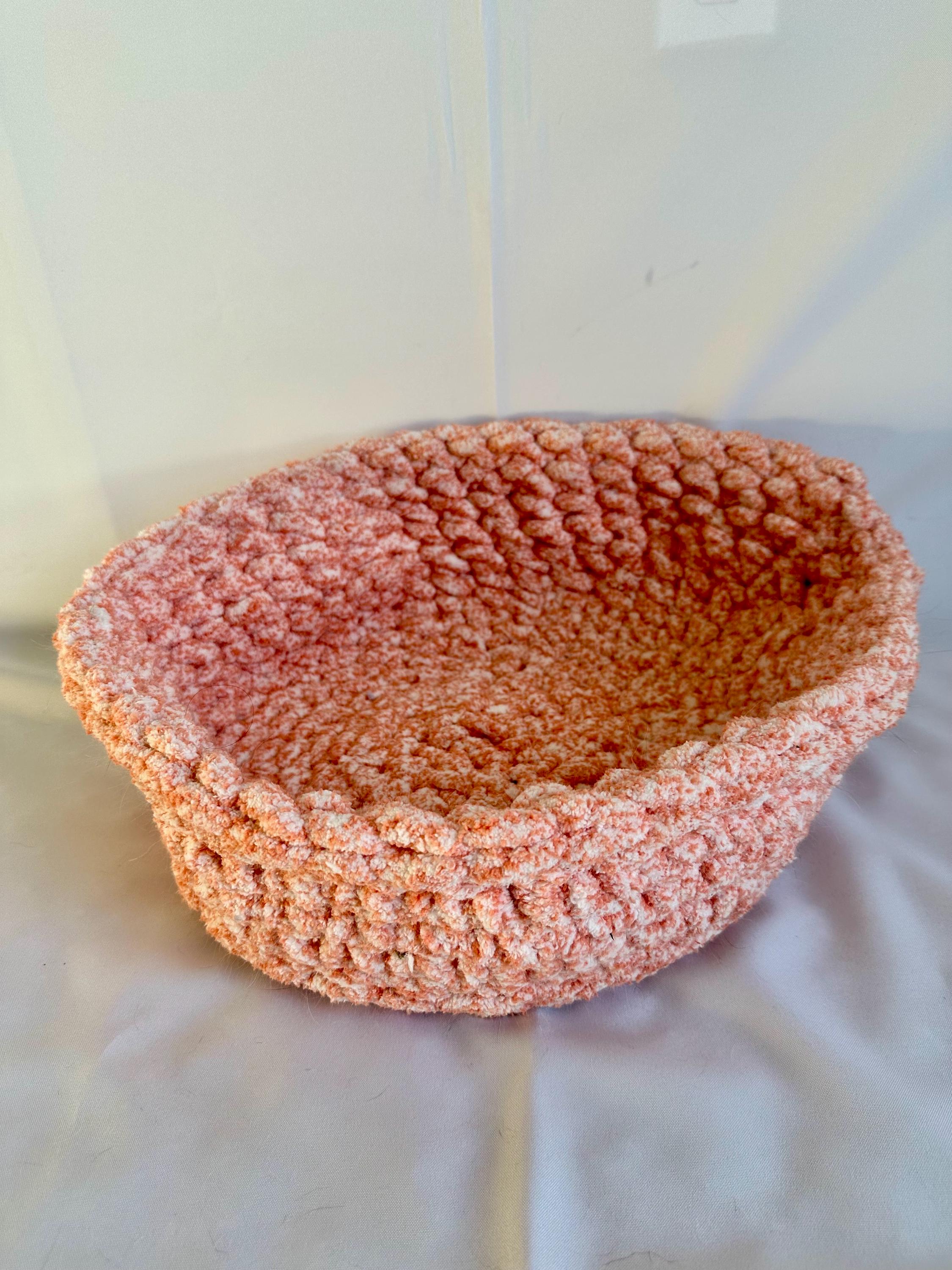 Crocheted Cozy Cat Crib Bed Etsy