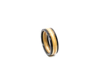 Wooden Skateboard Ring ( black)