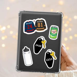Heated Rivalry Stickers | Game Changers, HR, Smut, Hockey Romance, Booktok, Bookish, Sports Trope