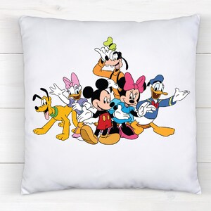 Mickey Mouse y sus amigos, Pluto, Goofy, Daisy, Donald y Minnie, caras de personajes, paquete SVG, PNG, JPG y TTF, descarga instantánea imagen 7
