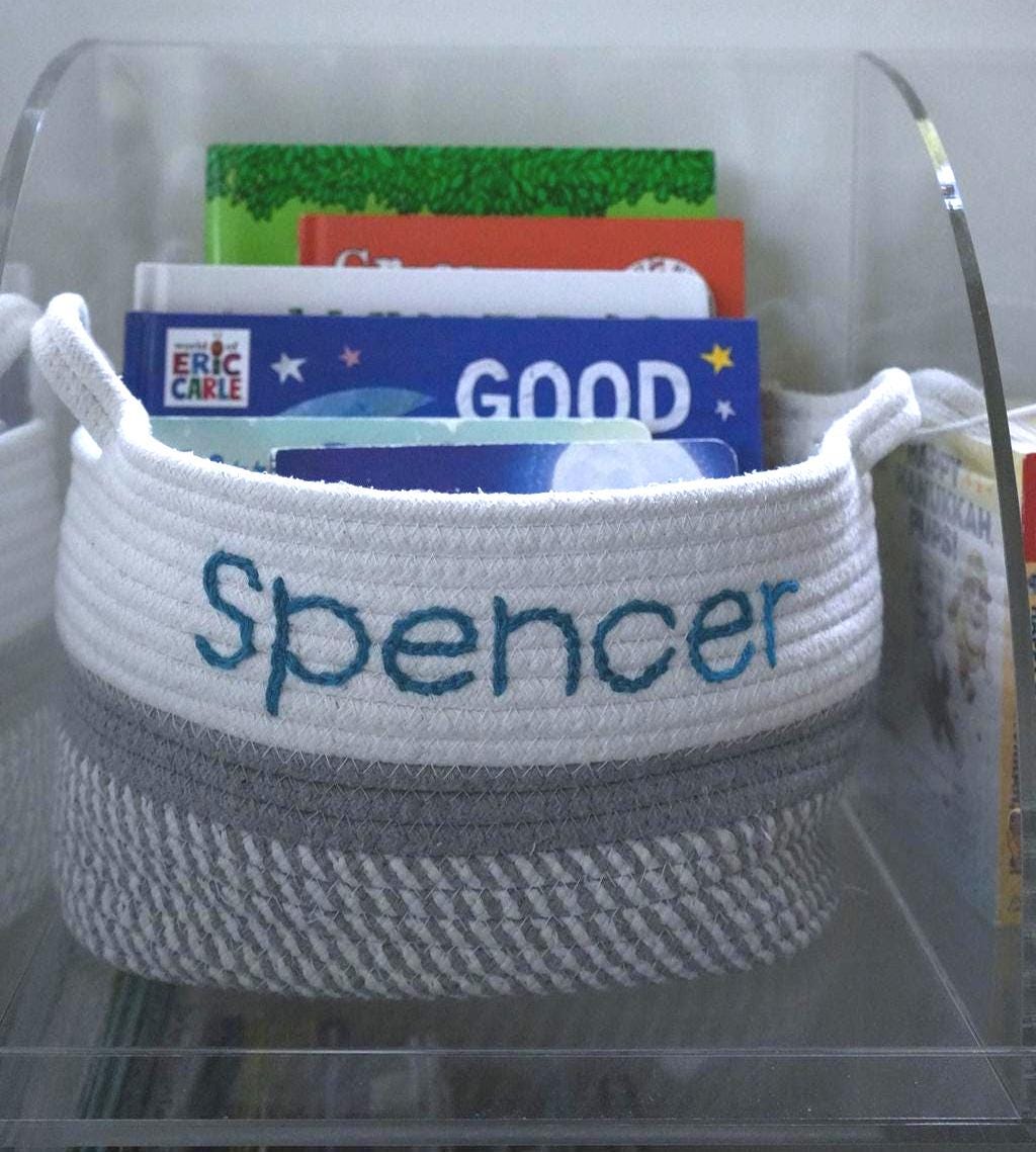 Produktbild von Baby Wäschekorb Personalisierter Aufbewahrungskorb Mit Namen Für