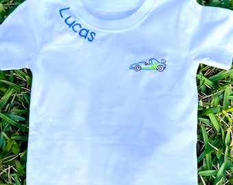 Custom Baby Name T-Shirt, Embroidered Toddler Tee, Personalized Kids Shirt, Baby Gift Idea, Handmade Child Cotton Tee, Baby Birthday Outfit
