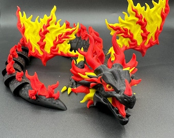 Scorch-wing Tyrant 3D Printed Dragon
