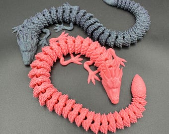 Dragon Articulated 3d Printed