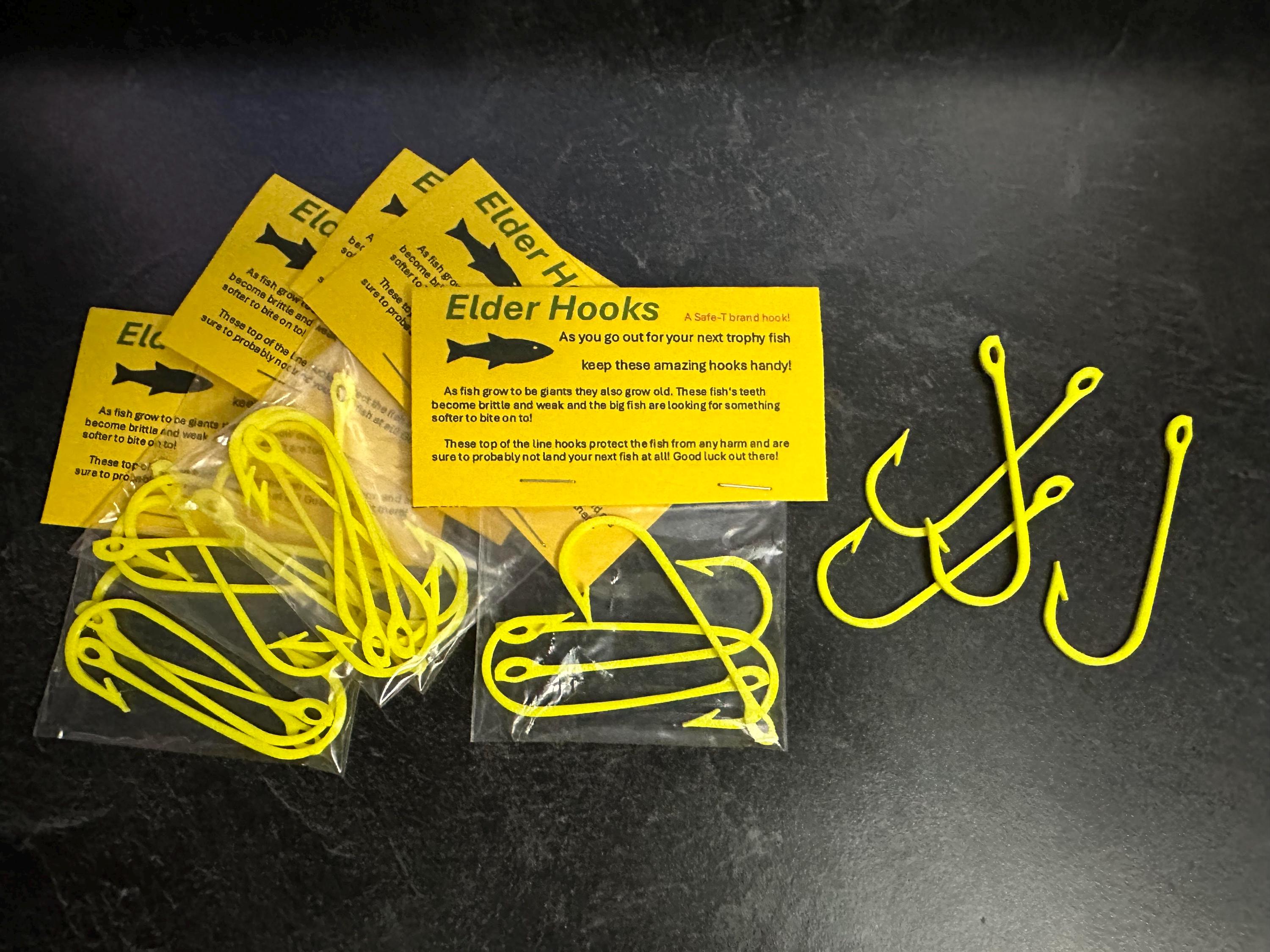 fake fish hook Rubber Fishing Hook Gag Gift
