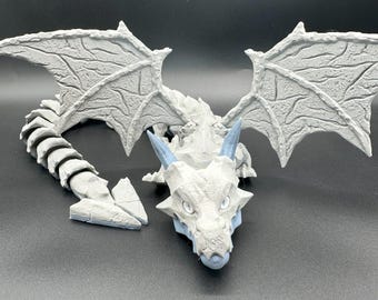 Lithic Titan 3D Printed Articulating Rock Dragon
