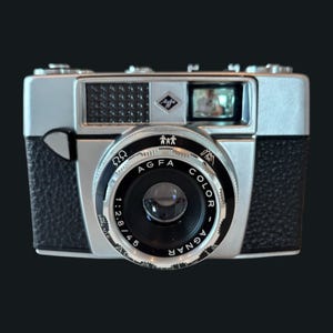 Agfa Agfamatic Ia - Vintage 35mm Film Camera - Made in Germany with Original Case