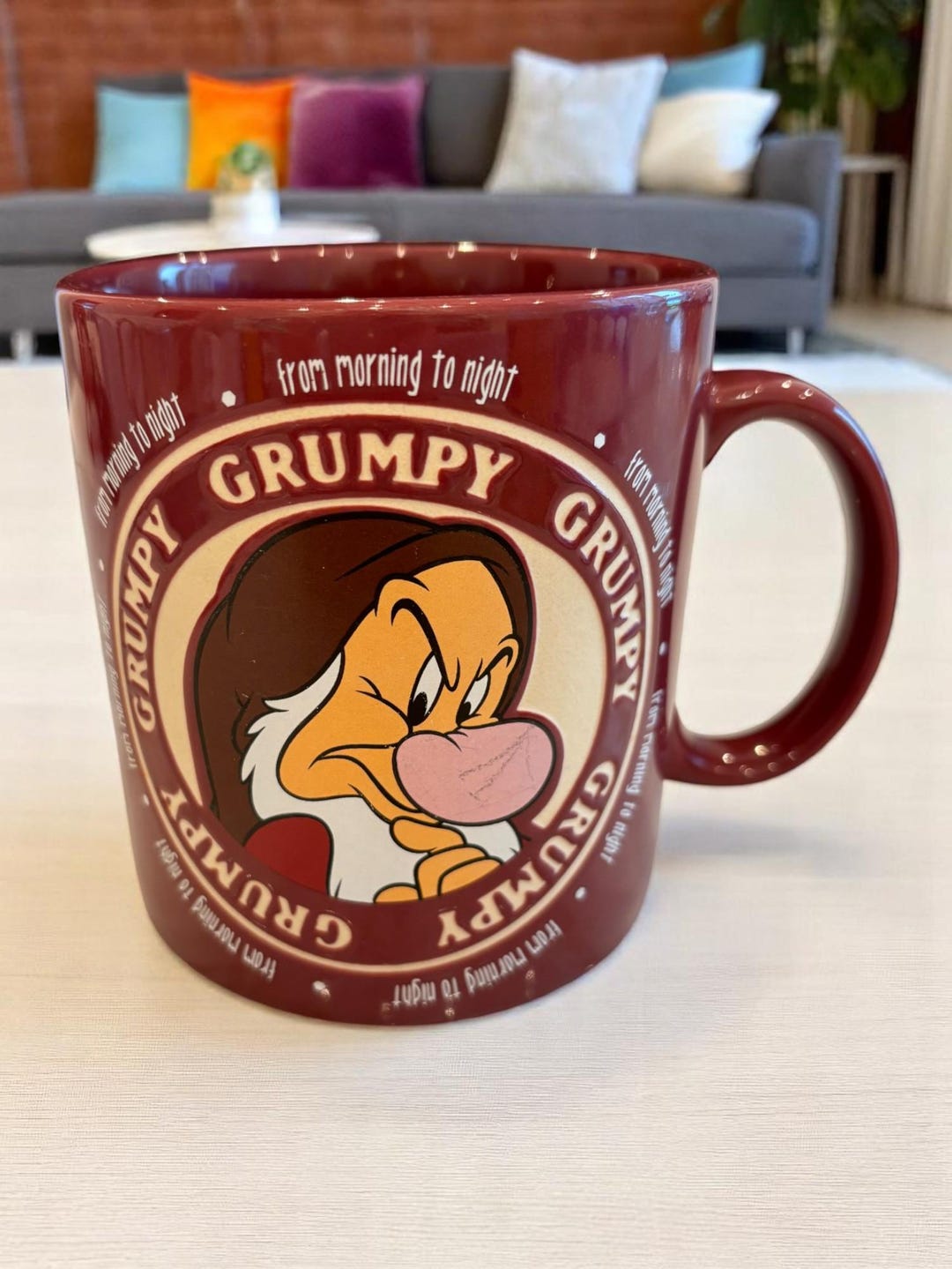 Grumpy Mug - Walt Disney World Coffee Cup - Vintage Character ...