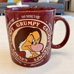 Grumpy Mug - Walt Disney World Coffee Cup - Vintage Character Collectible