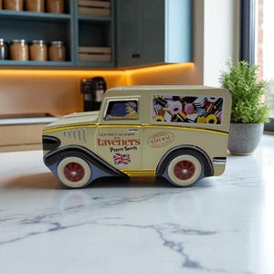 Vintage Taveners Delivery Van Tin : Réglisse Allsorts, Fabriqué en Angleterre