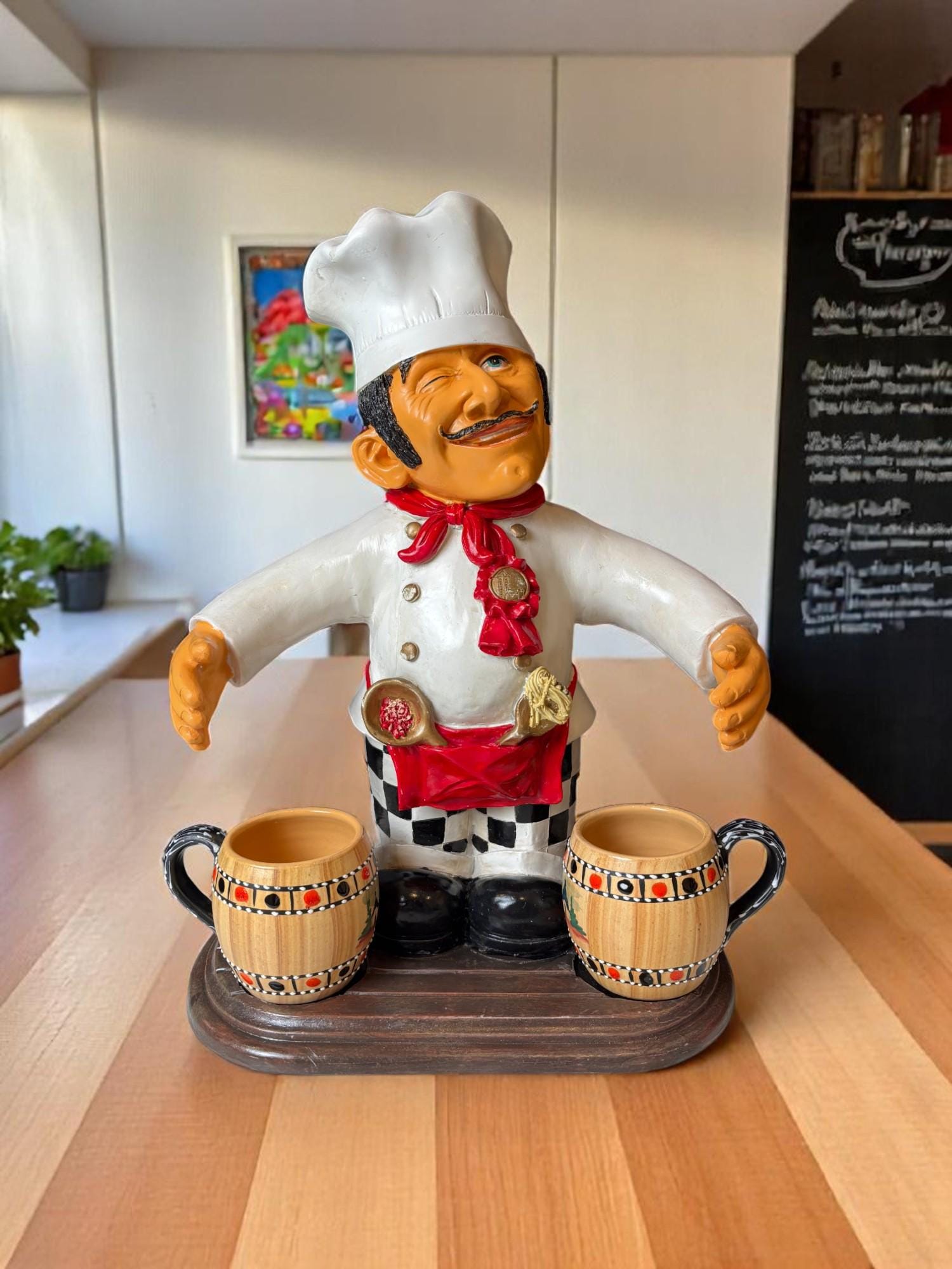 グランド牧場 セレクトセール Vintage Chef Etsy - Figurine アンティーク雑貨